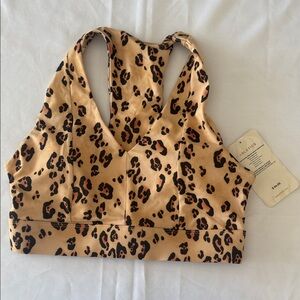 Fabletics Leopard Print Sports Bra